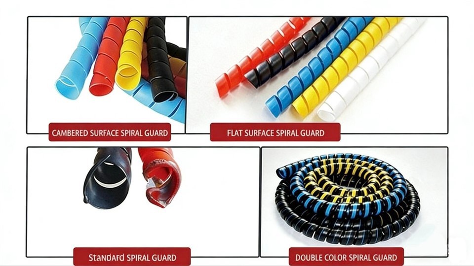 PP Plastic Glossy Spiral Protective Sleeve suppliers