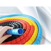 12mm Għoli-Gomma tal-Lastiku Spiral Sheath, Għoli-Għolja Reżistenti għat-temperatura tal-Lastiku Manka għant