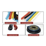 Kmiem protettiv spirali tal-pajp tal-gomma reżistenti għall-brix-